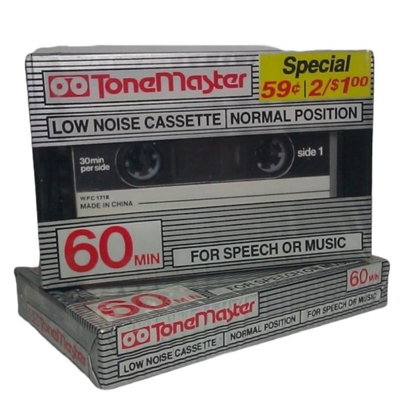 ToneMaster Low Noise Cassette - Set of 2 NEW IN PACKAGE - Picture 1 of 5